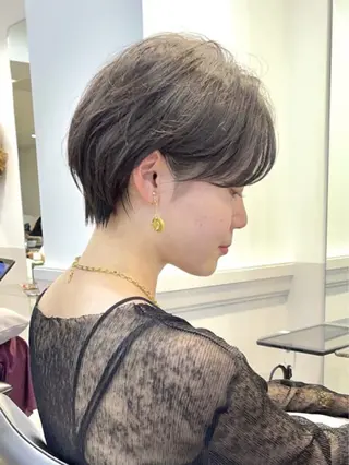 ショート 🎀暖色カラー／ボブ 🎀MOMONAのヘアスタイル