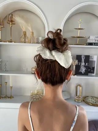 ロング 六本木0分ヘアセット ヘアメイクのヘアスタイル