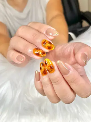 セミロング ネイルサロン hanakoharuのネイルデザイン