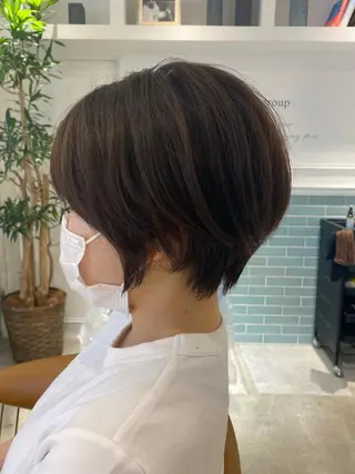 ショート 髪質改善レイヤー/ ボブたんの翔太のヘアスタイル