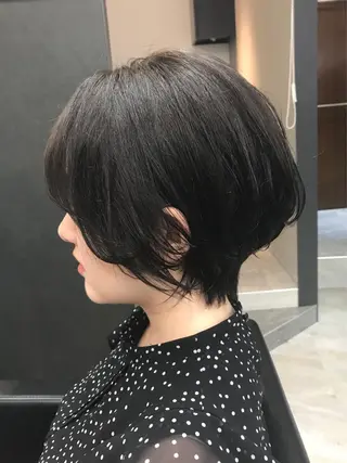 ショート E N T E R所属・🌕髪質改善/透明感 @ENTER大名のヘアスタイル
