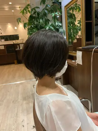 ショート 🌿ストレート🌿 髪質改善☘️シュウヤのヘアスタイル