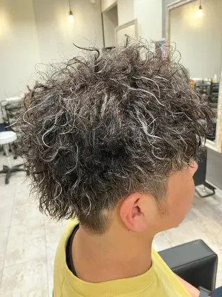 パーマ メンズ メンズ特化/パーマ/ フェードWATARUのヘアスタイル
