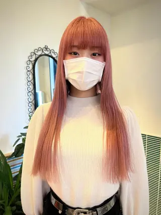 ロング カラー 🩷ハイトーン透明感 レイヤー🩷ユリカのヘアスタイル