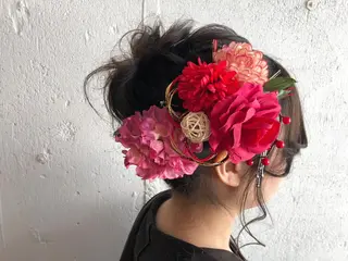 ミディアム ヘアアレンジ ciAo!所属・ふくだ りさ【ciAo!】のヘアスタイル