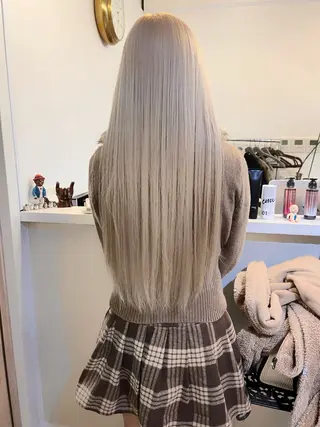 ロング カラー 難波ブリーチカラー ⭐︎瀬尾拓充のヘアスタイル