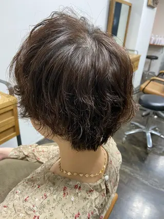 ショート パーマ sato harunaのヘアスタイル