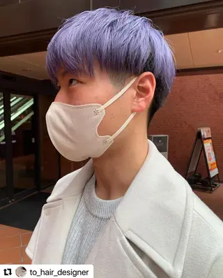 ミディアム カラー メンズ 🩷Eny terrace🩷のヘアスタイル