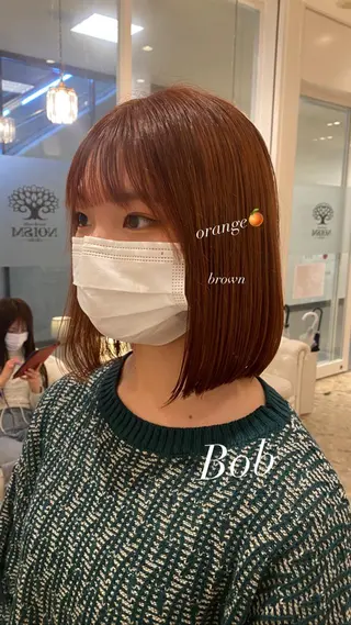 ショート カラー ヘアアレンジ 🌿レイヤー/ブリー チ/🌿‬JINのヘアスタイル