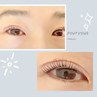 マツエク・マツパ アイブロウ pour voursのマツエク・マツパデザイン