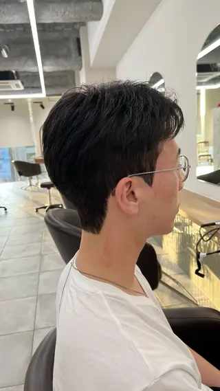 ショート パーマ メンズ 🏆メンズヘア特化 🥇代表りんぺーのヘアスタイル