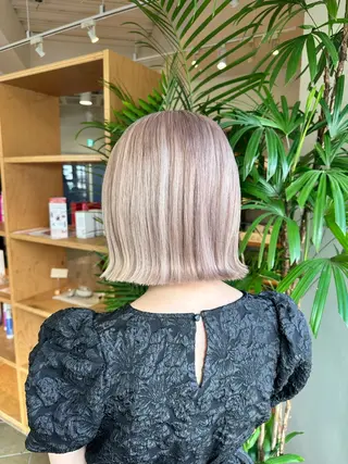 カラー ブリーチカラー/ わきたちえ🌻のヘアスタイル