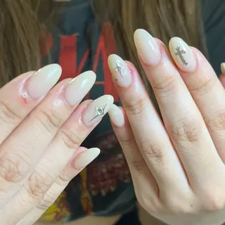 ネイル 0203ムニムサン 💙Harukaのネイルデザイン