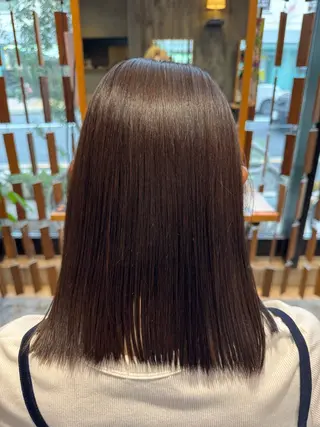 セミロング 透明感カラー/ 艶カラー/将生のヘアスタイル