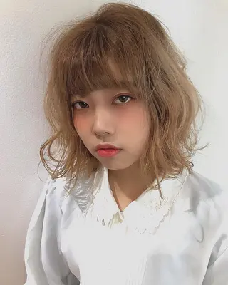 ミディアム eins.hair所属・過去一の柔髪ヘア 🌿einshairのヘアスタイル