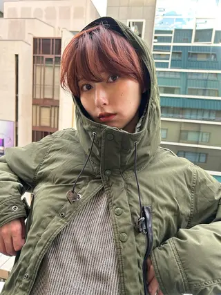 ショート カラー ショート/ボブ専門 宮脇美奈/南船場のヘアスタイル