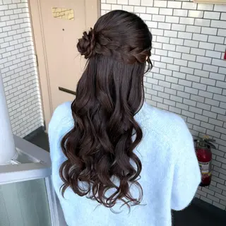 ロング ヘアアレンジ 褒められヘアメイク /‎ボブ女子🐶みおのその他イメージ