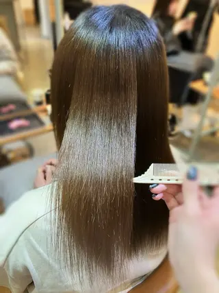 ロング 🫧縮毛矯正支持率 No.1 ほのか🫧のヘアスタイル