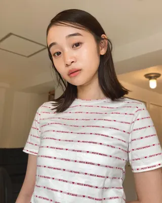 ミディアム カラー お洒落ベージュ🤎 代官山shibukiのヘアスタイル