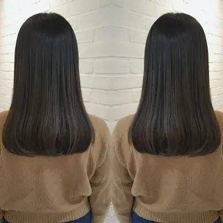 セミロング あらき ちさとのヘアスタイル