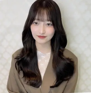 ロング 甘辛地雷☘韓国系❦ エクステNo1♡ルナのヘアスタイル