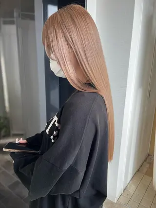 ロング カラー カラー#ブリーチ⭐️ STAR☆RIVERのヘアスタイル