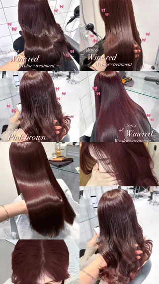 ロング カラー 表参道♡暗髪^ྀི 艶カラー♡アユミのヘアスタイル