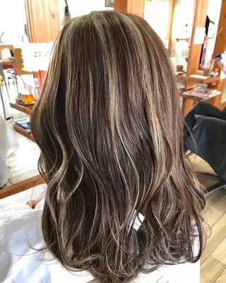 ロング カラー Snaly カラー特化ページのヘアスタイル