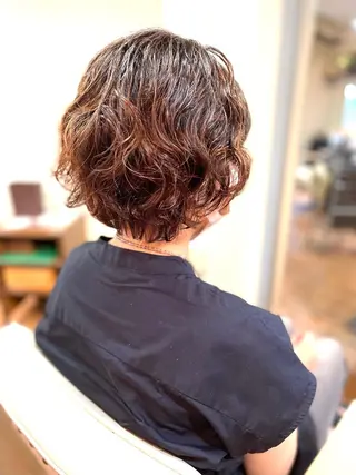 ショート パーマ 竹村 真美のマツエク・マツパデザイン