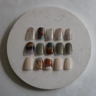 ネイル 大阪/堀江ニュアンス WAKABAのネイルデザイン