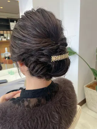 ロング ヘアアレンジ いけだ ゆうのヘアスタイル