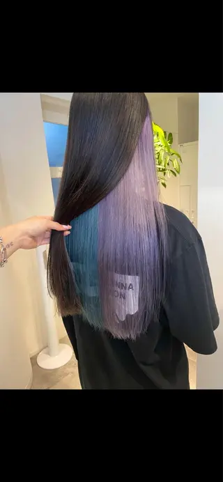 ロング カラー hayaka todaのヘアスタイル