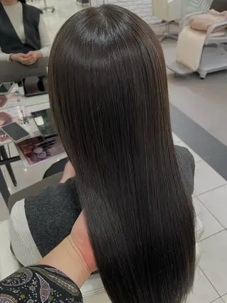 セミロング カラー 大宮｜似合わせ髪質 改善カットカラー｜のヘアスタイル