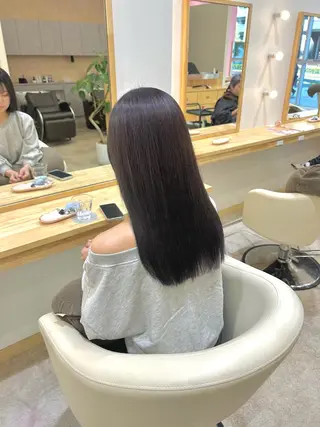 セミロング カラー 🩷愛咲🩷レイヤー /透明感カラーのヘアスタイル