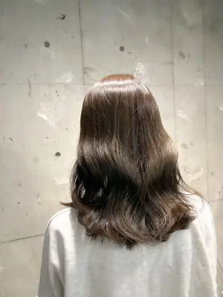 ロング カラー パーマ ヘアアレンジ メンズ 僕なら縮毛矯正してて もブリーチできますのヘアスタイル