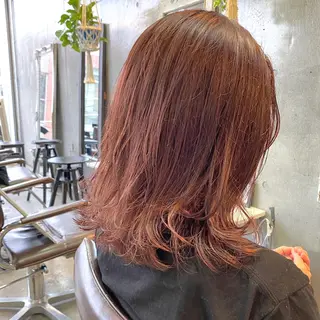 ミディアム カラー ヘアアレンジ 【ダメージレス施術】 【透明感】北村 拓也のヘアスタイル