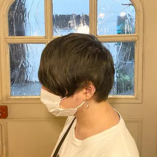 ミディアム カラー メンズ BRITS 渡辺 菜々子のヘアスタイル