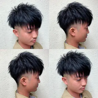 ショート カラー メンズ LAGRECE大阪梅田店所属・美髪矯正・髪質改善 【中村吉孝】のヘアスタイル