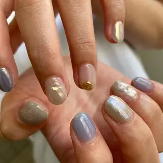 カラー ネイル scre as Etelのネイルデザイン