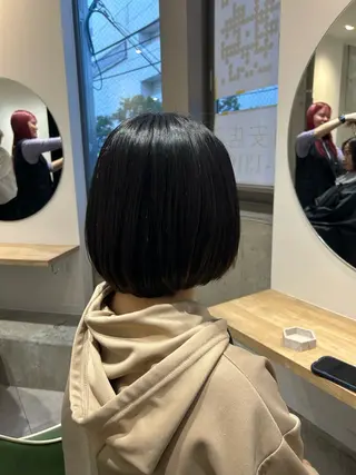 ショート パーマ 脇野 真琴のヘアスタイル