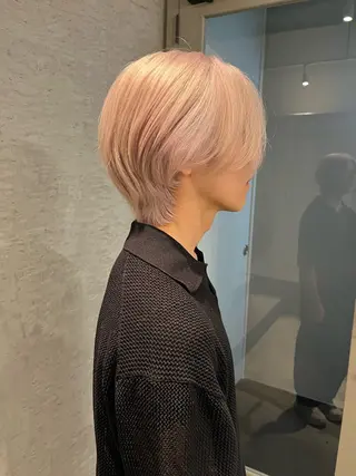 メンズ ハイトーン/髪質改善 ダブルカラー/名古屋のヘアスタイル