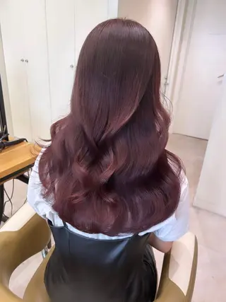 ロング カラー ブリーチなしWカラー 🎀韓国ヘア/amiのヘアスタイル