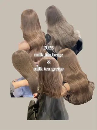 ロング カラー 淡色/ワンホンヘア 🤍MINORIのヘアスタイル