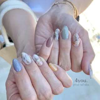 ネイル nail salon ４ｙｏｕ．のネイルデザイン