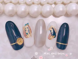 ネイル MiKi Nai池袋 長さだし得意のネイルデザイン