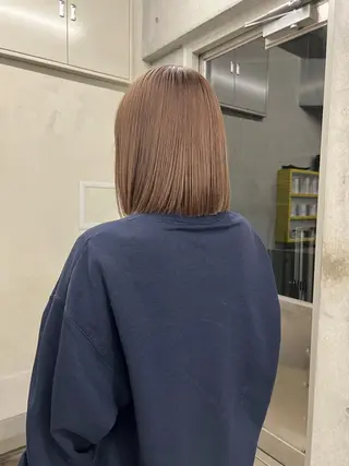 ミディアム カラー ボブ/パーマ 🐕🦺Nagiのヘアスタイル