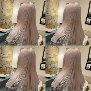 セミロング カラー ヘアアレンジ 💎韓国レイヤー ×エクステゆうま💎のヘアスタイル