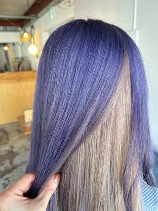 ロング カラー ブリーチ/透明感カラ ー/Shori/店長のヘアスタイル