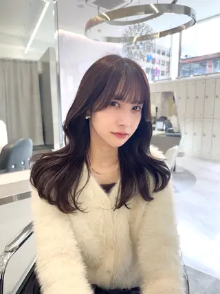 ロング カラー Parve  Mix 🫧梶川虹のヘアスタイル