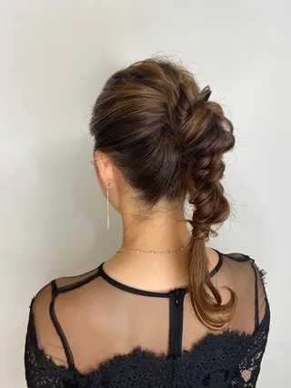 ミディアム Avalon所属・Hiroshi ヒロシのヘアスタイル